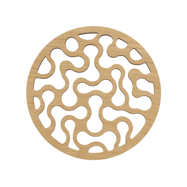 dessous de verre en bois alvéole (1)